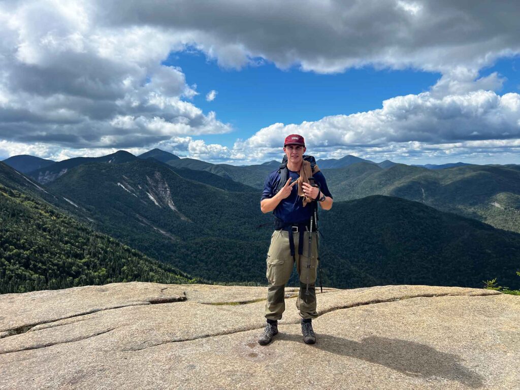 Summit of Armstrong Mountain in the Adirondack high peaks - Jeff Fabiny August 2025